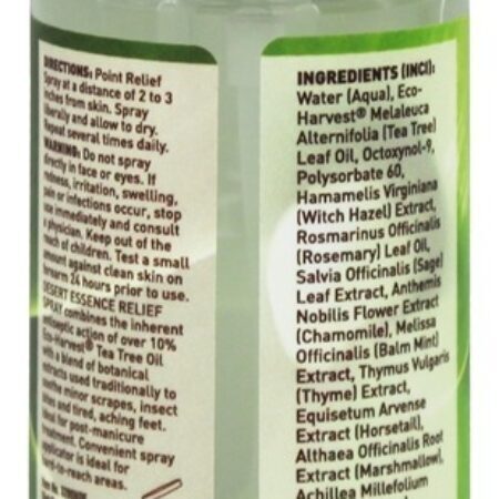 Spray de alívio com óleo de árvore de chá Eco-colheita - 4 fl. oz. Desert Essence - Imagem 2