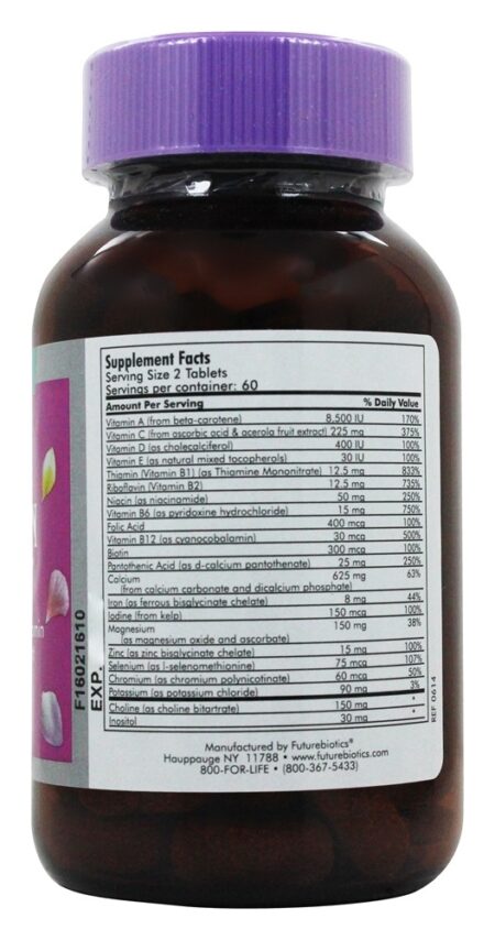 Multivitamina Mais Para Mulheres - 120 Tablets Futurebiotics - Image 2