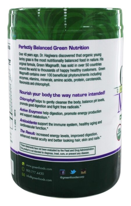 Green Magma Orgânico & Puro - 10.6 oz. Green Foods - Image 4