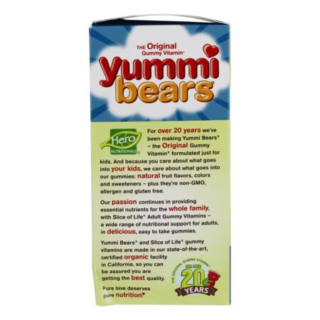 Yummi Bears Echinacea + Vitamina C + Zinco - 40 Gummies Hero Nutritionals Products - Image 4