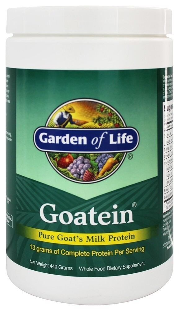 Goatein Pure Proteína em pó de leite de cabra - 454 Gramas Garden of Life