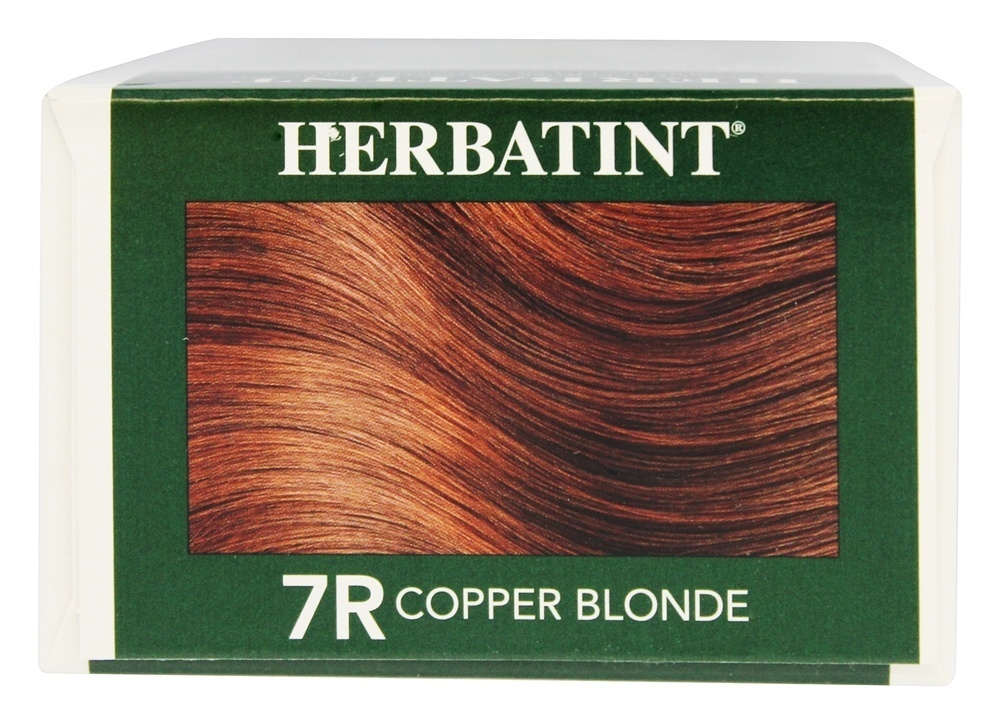 Blonde Permanente Haircolor 7R Cobre Loiro Herbal - 4.5 fl. oz. Herbatint - Imagem 2