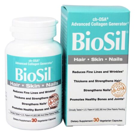 BioSil cH-OSA Produtor de Colágeno Avançado 5 mg. - Cápsulas vegetarianas 30 Natural Factors