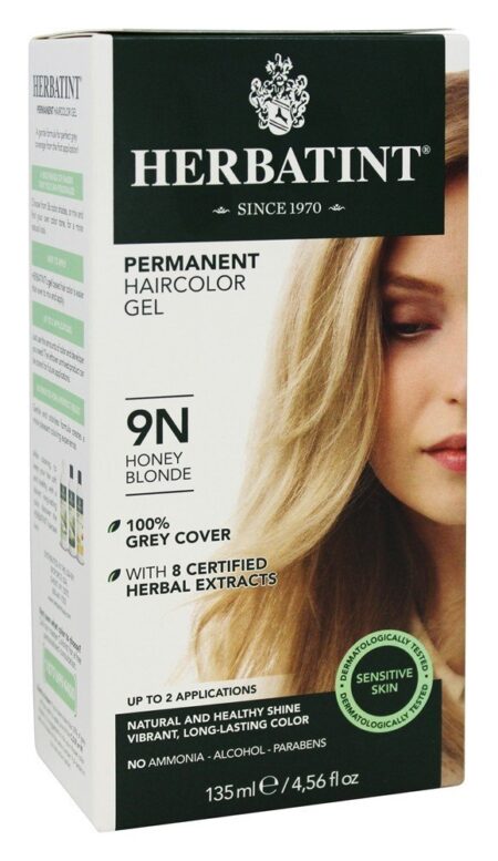 Gel Permanente Herbal Haircolor 9N Mel Loira - 4.5 fl. oz. Herbatint