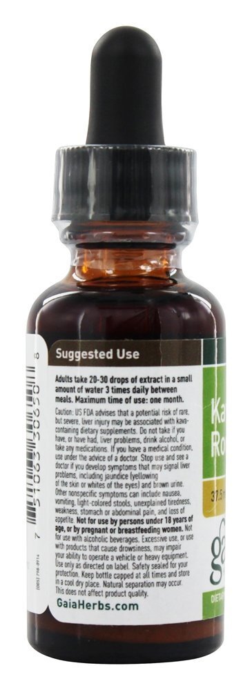 Raiz de Kava Kava - 1 oz. Gaia Herbs - Imagem 3