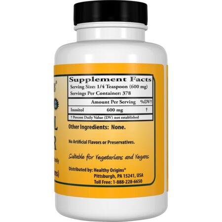 Inositol em Pó - 8 oz. Healthy Origins - Image 2