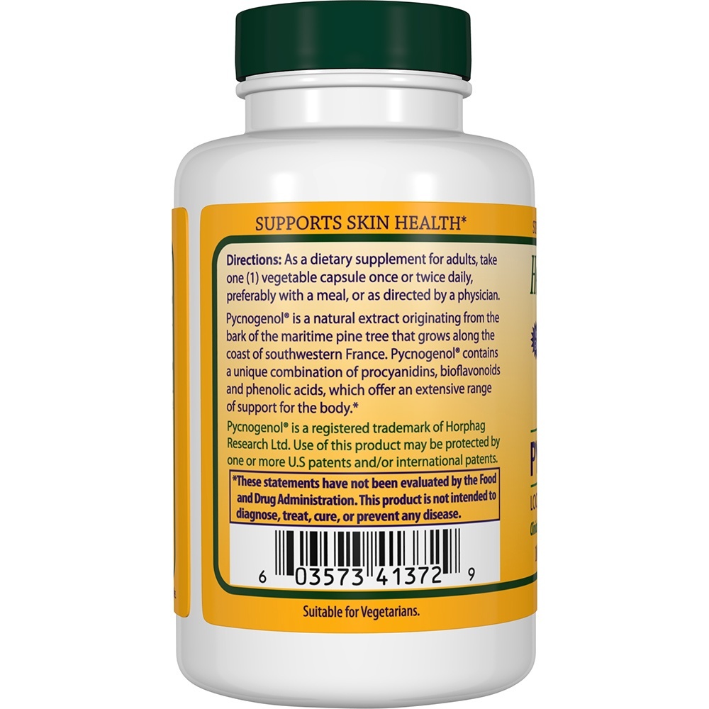 Pycnogenol 100 mg. - Cápsulas vegetarianas 60 Healthy Origins - Imagem 3