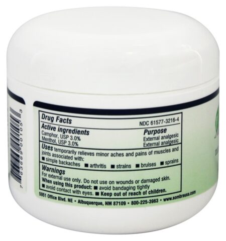 Sombra Quente Terapia Natural Dor Aliviando Gel - 4 oz. Grampa's Garden - Image 2