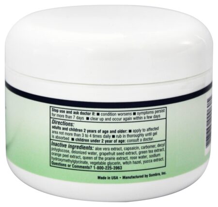 Sombra Quente Terapia Natural Dor Aliviando Gel - 8 oz. Grampa's Garden - Image 2