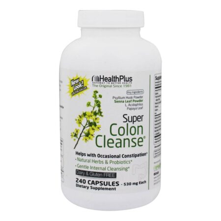 Super Limpeza do Cólon - Cápsulas 240 Health Plus