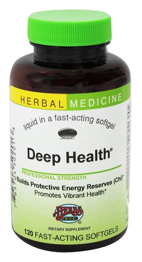Cogumelos Medicinais De Saúde Profunda Sem Álcool - 120 Softgels Herbs Etc