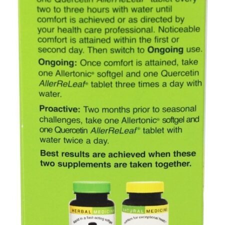 Comprar Sistema Allergy ReLeaf - 60 Allertonic Cápsula Gelatinosa & 60 ...