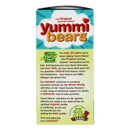 Yummi Bears Digestive Health - 60 Gummies Hero Nutritionals Products - Image 4