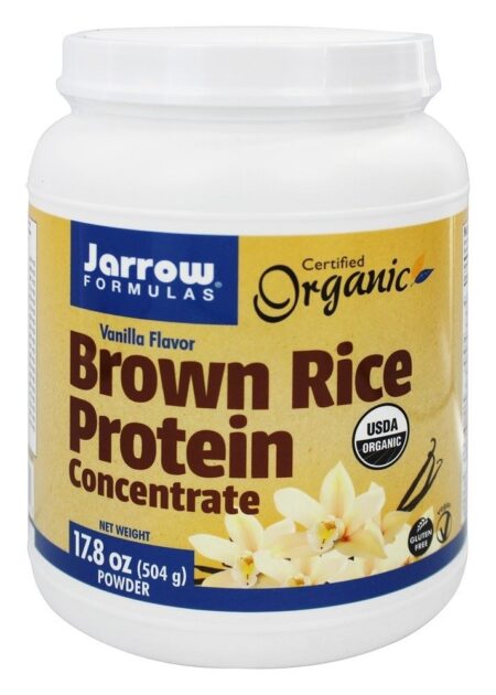 Baunilha De Proteína De Arroz Integral Em Pó - 1.1 lbs. Jarrow Formulas