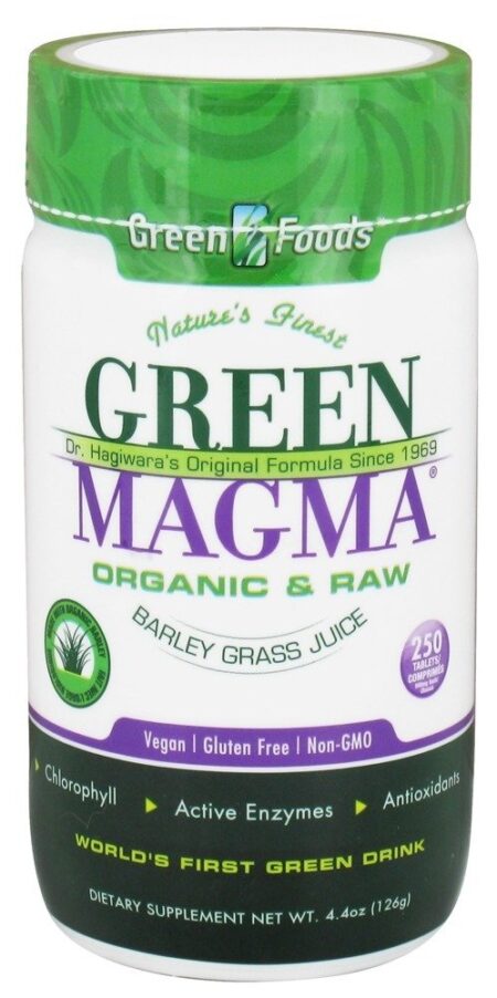 Green Magma Orgânico 500 mg. - 250 Tablets Green Foods