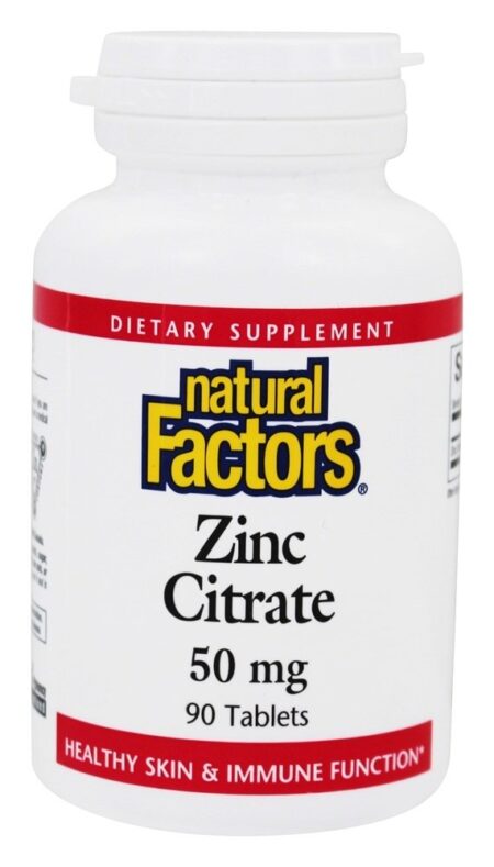 Citrato de Zinco 50 mg. - 90 Tablets Natural Factors