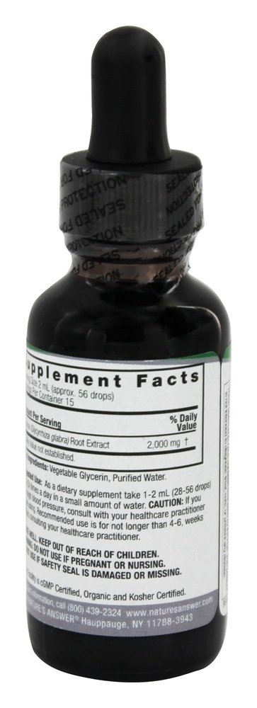 Raiz de alcaçuz sem álcool - 1 fl. oz. Nature's Answer - Imagem 3