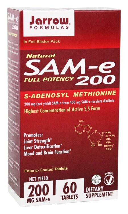 SAM-e 200 - 60 Tablets Jarrow Formulas