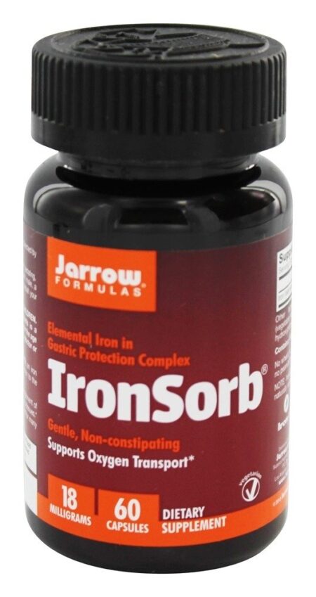 Ironsorb 18 mg. - Cápsulas 60 Jarrow Formulas