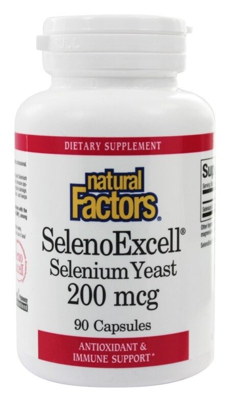 Selenoexcell Selênio Levedura 200 mcg. - Cápsulas 90 Natural Factors