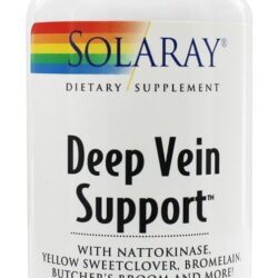 Suporte de Veias Profundas - Cápsulas vegetarianas 60 Solaray