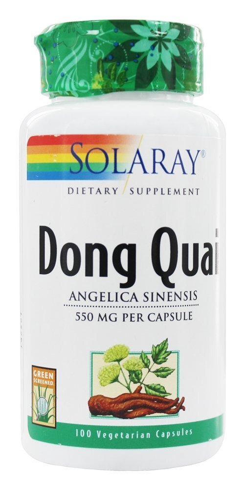 Dong Quai 550 mg. - Cápsulas 100 Solaray