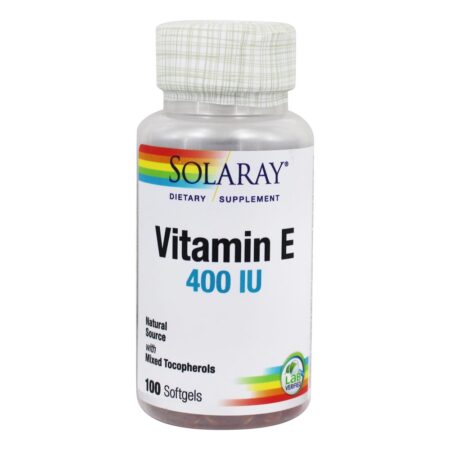 Vitamina E 400 UI - 100 Softgels Solaray