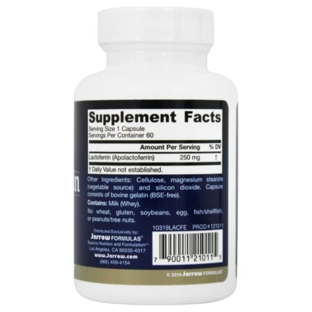 Lactoferrina 250 mg. - Cápsulas 60 Jarrow Formulas - Imagem 2