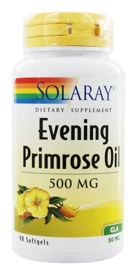 Óleo de Prímula Alta Potência 500 mg. - 90 Softgels Solaray