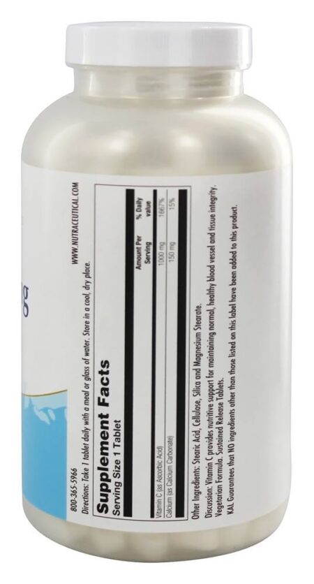 C Tamponado Sustentado Liberado 1000 mg. - 250 Tablets Kal - Image 2