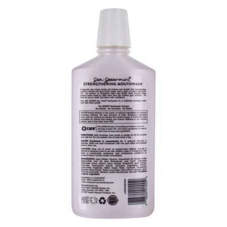 Mar, fresco, fortalecimento, azul verde, algas, mouthwash, mar, spearmint - 16 fl. oz. JASON Natural Products - Image 2