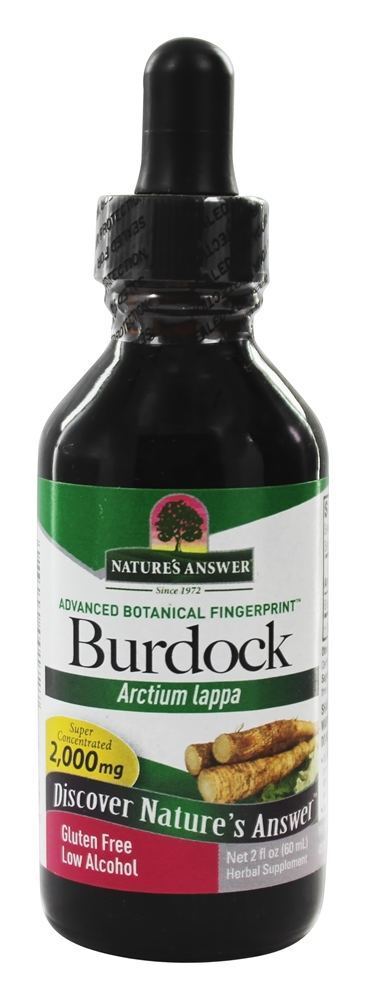 Álcool orgânico de raiz de bardana - 2 fl. oz. Nature's Answer