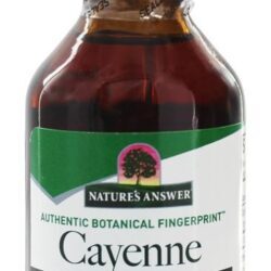 Álcool orgânico de fruta de caiena - 2 fl. oz. Nature's Answer