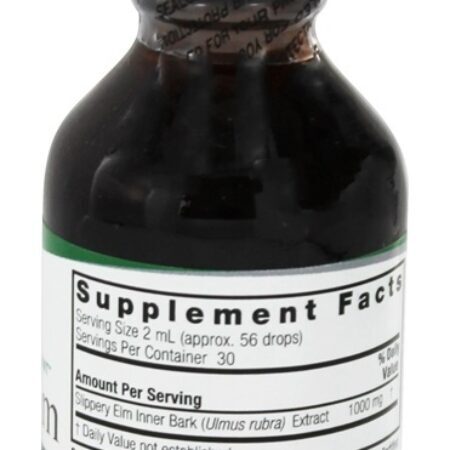 Álcool orgânico da casca interna do olmo escorregadiço - 2 fl. oz. Nature's Answer - Imagem 2