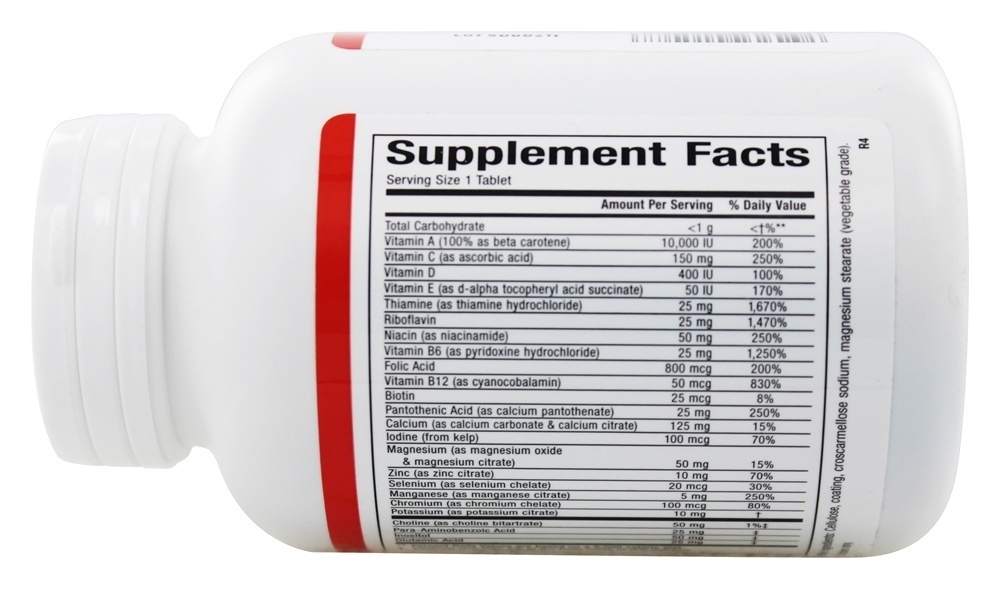 Super Múltiplas Ferro Livre - 90 Tablets Natural Factors - Imagem 2