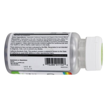 Semente de aipo 505 mg. - Cápsulas 100 Solaray - Imagem 3