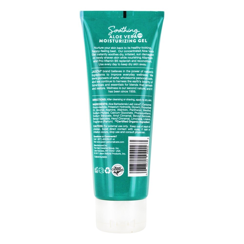 Gel Hidratante Calmante Aloe Vera - 4 oz. JASON Natural Products - Imagem 2