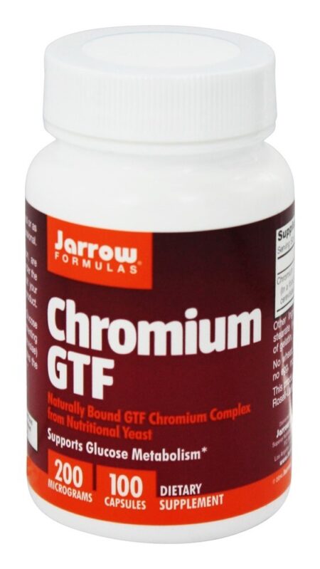 Chromium GTF 200 mcg. - Cápsulas 100 Jarrow Formulas