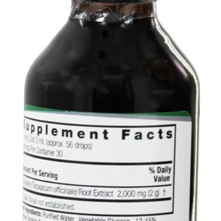 Álcool orgânico da raiz do dente-de-leão - 2 fl. oz. Nature's Answer - Imagem 3