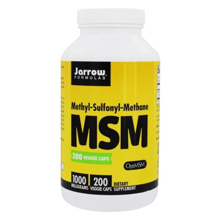 Enxofre MSM 1000 mg. - Cápsulas 200 Jarrow Formulas