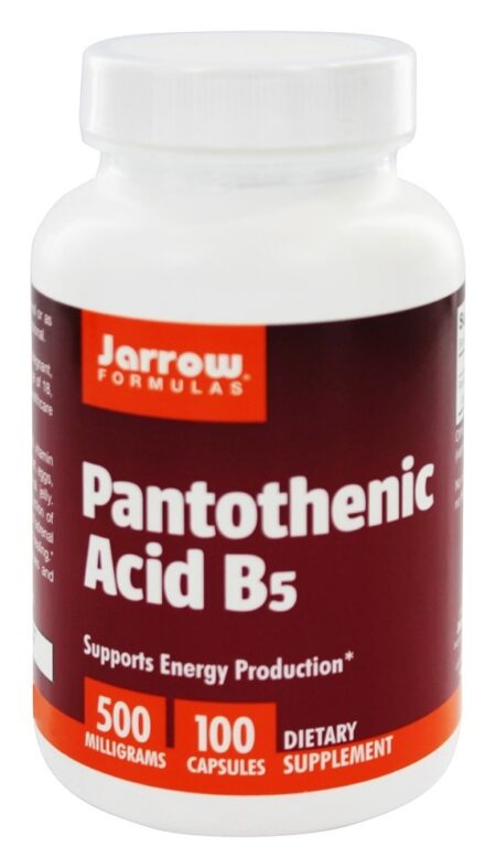 Ácido Pantotênico 500 mg. - Cápsulas 100 Jarrow Formulas