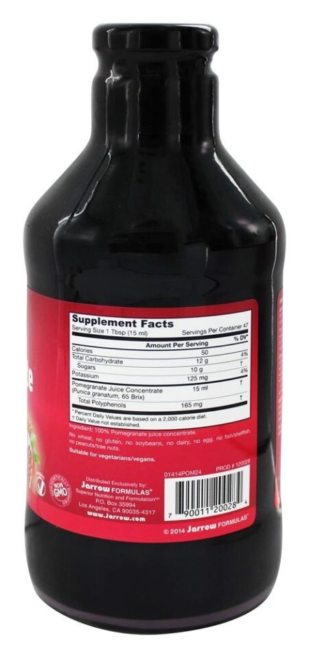 Concentrado de suco de romã PomeGreat - 24 fl. oz. Jarrow Formulas - Image 2