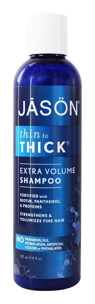Fino Para Espessamento De Cabelo Grosso Shampoo - 8 fl. oz. JASON Natural Products
