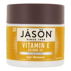 Renovação da Idade Hidratante Vitamina E Creme 25000 IU - 4 oz. JASON Natural Products