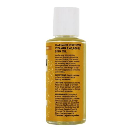 Óleo de Pele com Vitamina E de Força Máxima 45000 IU - 2 fl. oz. JASON Natural Products - Imagem 2