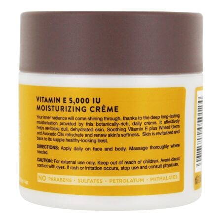 Creme Hidratante Revitalizante de Vitamina E 5000 - 4 oz. JASON Natural Products - Imagem 3
