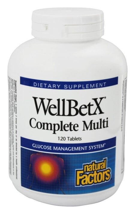 WellBetX Complete Multi - 120 Tablets Natural Factors