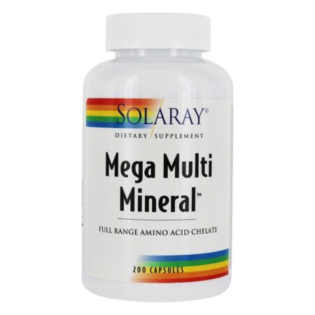 Mega Multi Mineral - Cápsulas 200 Solaray