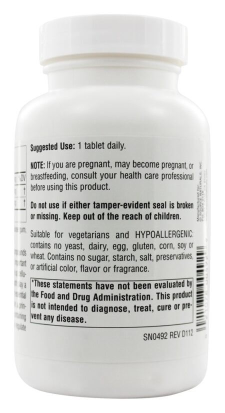 Inositol & Choline 800 mg. - 100 Tablets Source Naturals - Image 3