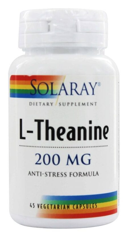 L-Teanina Fórmula Anti-Stress 200 mg. - Cápsulas vegetarianas 45 Solaray